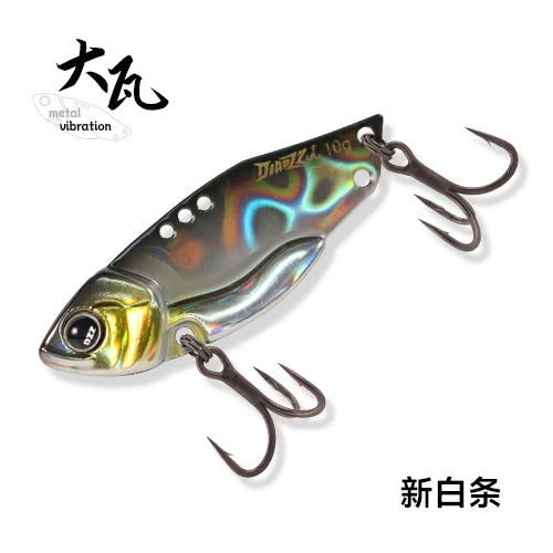 路亚饵大瓦vib铅包铜微物金属铁板远投钓翘嘴鲈鱼鳜鱼假饵